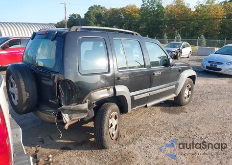 2007 Jeep Liberty Sport from USA, damaged, VIN 1J4GL48K77W512844